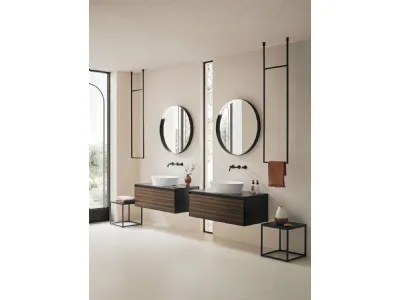 Mobile bagno con lavabo e specchio con luce LED Vitra modello MIA